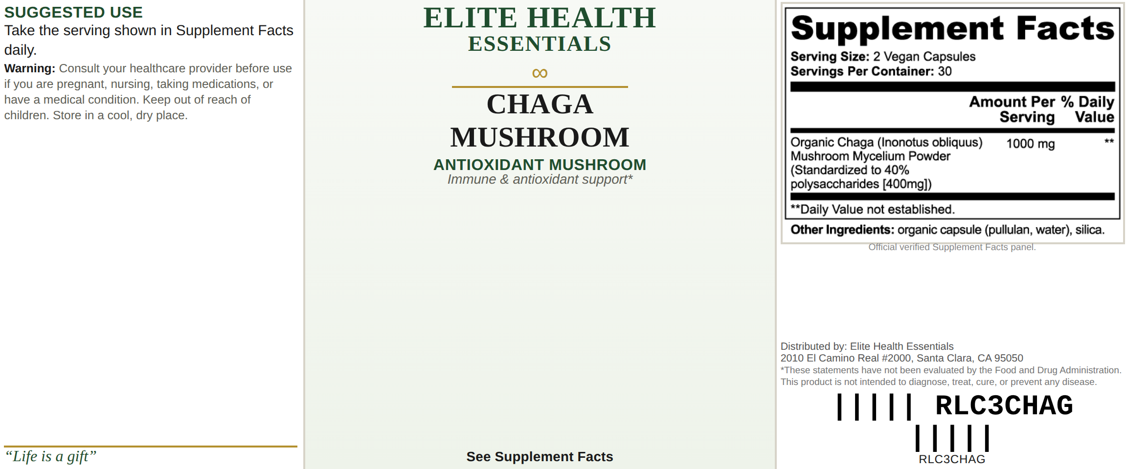 Chaga Mushroom