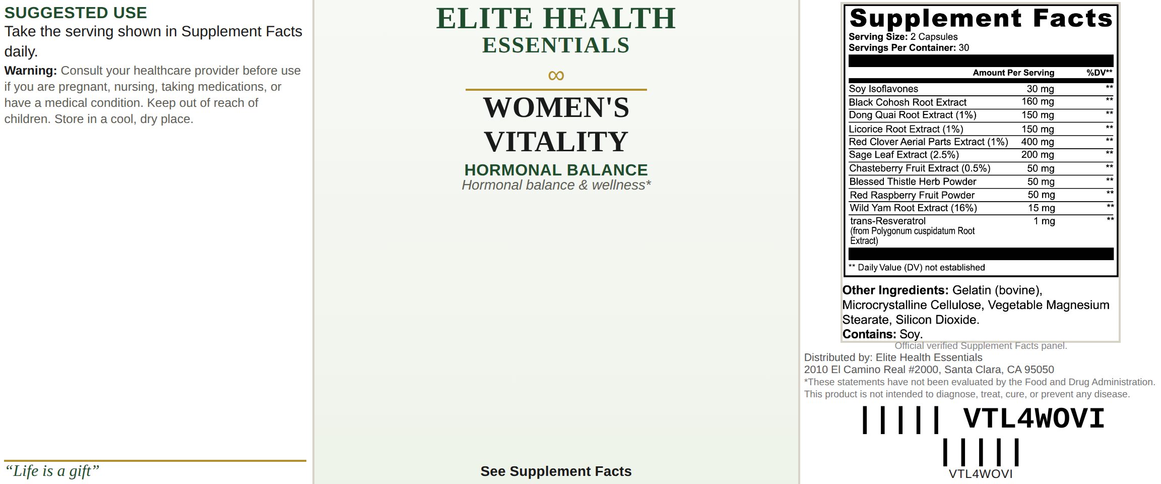 Women's Vitality Formula